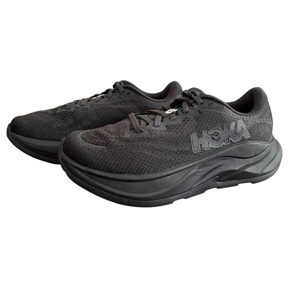 Hoka Rincon 4 Sneaker Black/Black Women’s 6.5 Wide Running Shoe Athletic EUC
